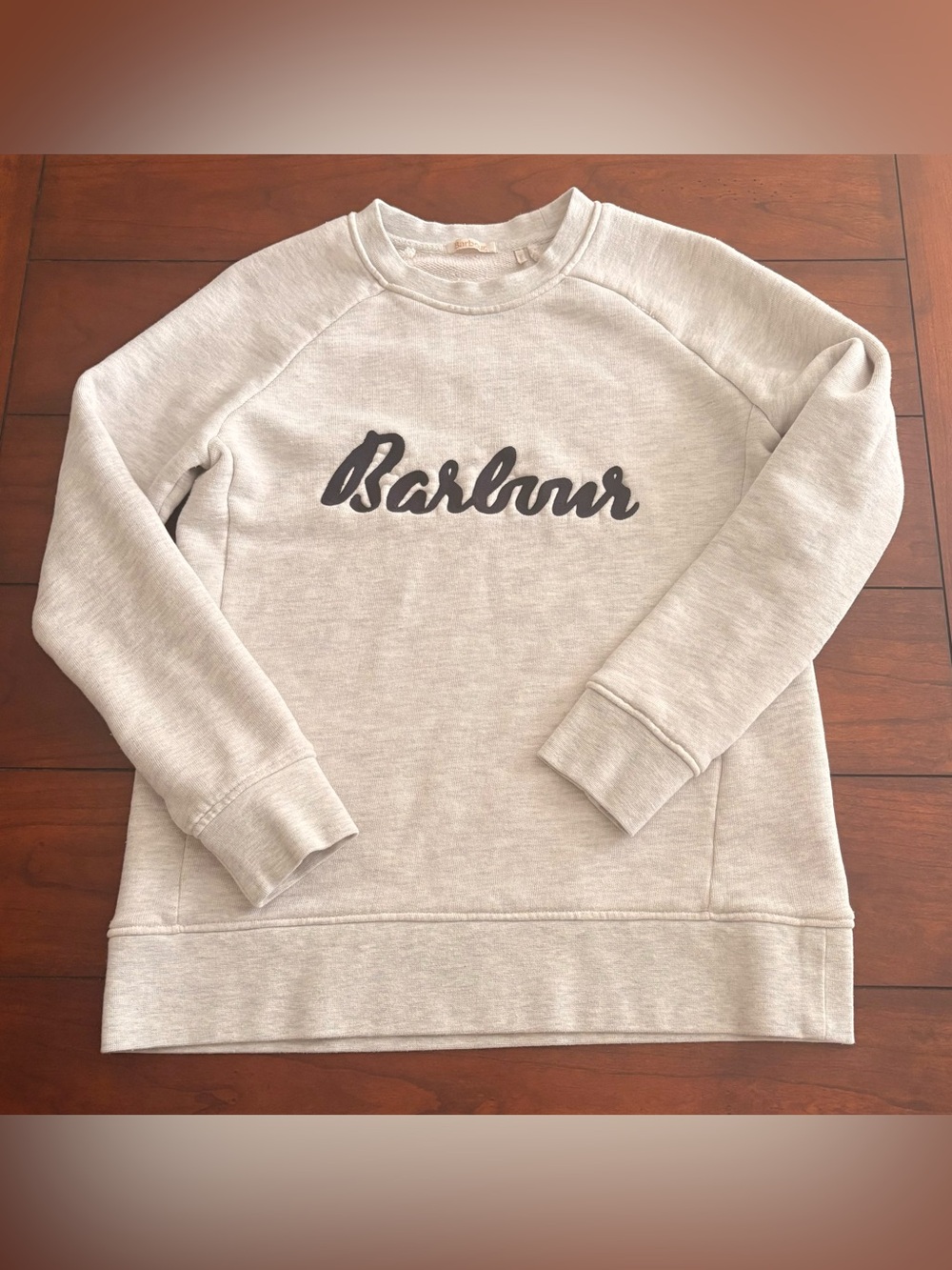 Barbour Otterburn Overlayer Cream Logo Sweatshirt